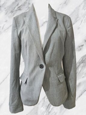 Express Gray Tailored Women's Blazer Jacket